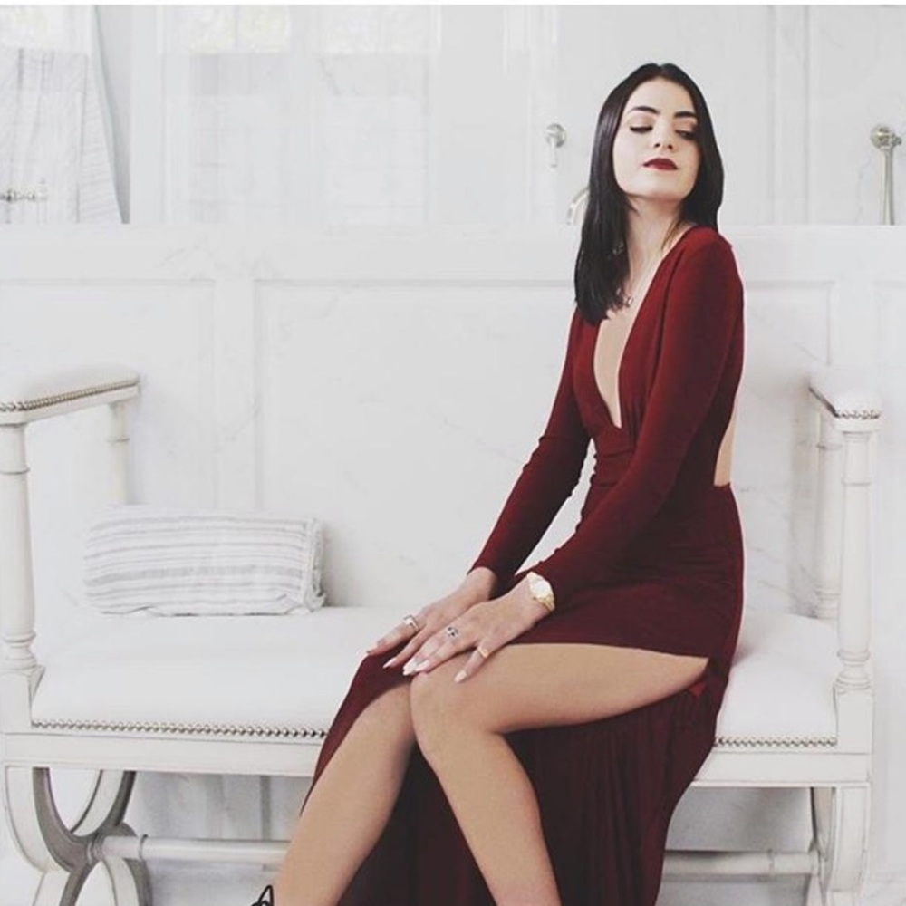 NBD Oxblood (Deep Red) Evening Gown NWT Size M